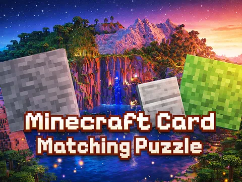Play Minecraft Card Matching Puzzle - Free Online Puzzle